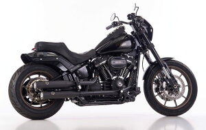 FALCON CUSTOM PARTS �t�@���R�� Double Groove slip on exhaust SOFTAIL Slim 107 Standard Breakout 114 Fat Boy Low Rider S Street Bob 117 El Diablo ST HARLEY-DAVIDSON �n�[���[�_�r�b�h�\�� �X���b�v�I���}�t���[ �}�t���[