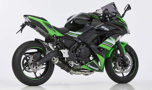 HURRIC tbN Supersport Komplettanlage (2-1) Ninja 650 Z650 KAWASAKI JTL tGL][Xg}t[ }t[ materialFeloxed aluminium^colourFblack
