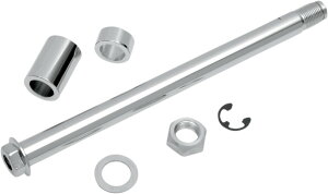 Drag Specialties �h���b�O�X�y�V�����e�B�[�Y Chrome Axle Kit�m0214-0585�n CVO Fat Bob FXDFSE Super Glide EFI FXDI Street FXDB Custom FXDCI Low Rider FXDL Screamin�f Eagle Dyna FXDSE2 S FXDLS HARLEY-DAVIDSON �n�[���[�_�r�b�h�\�� �A