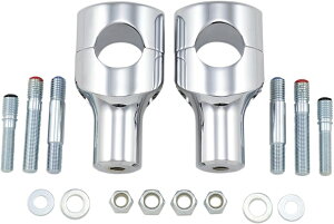 Drag Specialties hbOXyVeB[Y Big Buffalo Handlebar Riserm0602-0467n VTX1300R VN900B Vulcan 900 Classic VL Boulevard 800 C C50 T 1500 C90 B.O.S.S. XV 1600 Road Star XVS 1100 AW V-Star 1700 Warrior 650 A Midnight Custom Silver