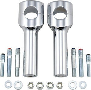 Drag Specialties hbOXyVeB[Y Big Buffalo Handlebar Riserm0602-0470n VTX1300R VN900B Vulcan 900 Classic VL Boulevard 800 C C50 T 1500 C90 B.O.S.S. XV 1600 Road Star XVS 1100 AW V-Star 1700 Warrior 650 A Midnight Custom Silver