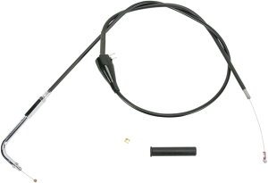 Drag Specialties hbOXyVeB[Y Black Vinyl Throttle/Idle Cablem0651-0653n Road King Classic EFI FLHRC Custom FLHRS FLHR HARLEY-DAVIDSON n[[_rbh\ XbgC[EANZC[ n