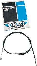 Drag Specialties ドラッグスペシャリティーズ High-Efficiency Black Vinyl Clutch Cable［0652-1529］