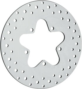 Drag Specialties hbOXyVeB[Y Polished Stainless Steel Drilled Brake Rotor AfBXN[^[m1710-1063n Road King Classic EFI FLHRC Tour Glide FLTC FLTR Electra Ultra FLHTCU FLHTCUI Sport FLHS FLHTC FLHR FLHTCI S