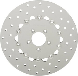 Drag Specialties hbOXyVeB[Y Polished Stainless Steel Drilled tgfBXN[^[m1710-3157n Street Bob FXDB Super Glide Custom EFI FXDCI Low Rider FXDL FXD35 Fat FXDF Wide FXDWGI HARLEY-DAVIDSON n[