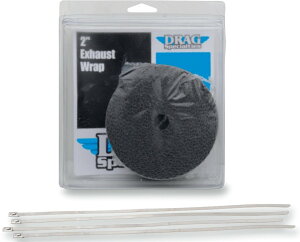Drag Specialties hbOXyVeB[Y Exhaust Heat Wrap Kitm1861-0669n }t[oe[W }t[