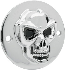 Drag Specialties �h���b�O�X�y�V�����e�B�[�Y 3-D Skull Points Cover�m1902-0185�n HARLEY-DAVIDSON �n�[���[�_�r�b�h�\�� �|�C���g�J�o�[�E�p���X�J�o�[ �G���W���p�[�c �G���W��