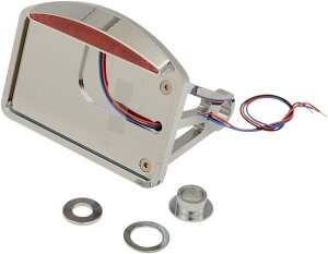 Drag Specialties hbOXyVeB[Y Side Mount Half-Moon LED Taillight and License Plate Mountm2010-0554n HARLEY-DAVIDSON n[[_rbh\ e[v Η dn