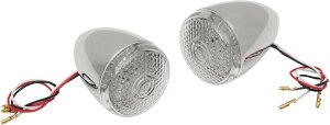 Drag Specialties �h���b�O�X�y�V�����e�B�[�Y Deuce-Style DOT Compliant LED Turn Signal Kit Signal�m2020-0278�n �E�C���J�[ ���Η� �d���n