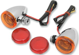Drag Specialties �h���b�O�X�y�V�����e�B�[�Y Mini Deuce Marker Lights Light�m2040-0531�n �E�C���J�[ ���Η� �d���n