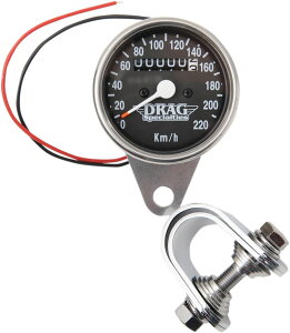 Drag Specialties hbOXyVeB[Y 2.4' Mini Mechanical Speedometerm2210-0330n HARLEY-DAVIDSON n[[_rbh\ Xs[h[^[ [^[ECWP[^[֌W dn