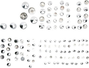 Drag Specialties hbOXyVeB[Y Bolt Cover Deluxe Kitm2401-0692n Softail Fat Boy EFI FLSTFI S FLSTFBS Custom FXSTC Breakout FXSB Lo FLSTFB Heritage Classic FLSTCI Blackline FXS Night Train FXSTBI FLSTNI Slim FLS FLSS Lb