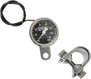 Drag Specialties hbOXyVeB[Y 1-7/8' 140 MPH Mini Mechanical Speedometerm7805-6845n Xs[h[^[ [^[ECWP[^[֌W dn