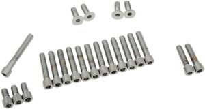 Drag Specialties �h���b�O�X�y�V�����e�B�[�Y Cover Bolt Set�mDS-190755S�n Sturgis FXB 1200 Electra Glide FLH Low Rider FXSB Fat Bob FXEF Disc FXDG FXS Heritage Softail Standard FXST Sport FLHS Super 80 FXE Classic FL FX Special FLHX �ėp�{