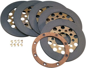 Drag Specialties �h���b�O�X�y�V�����e�B�[�Y Wet or Dry Friction Plate Set�mDS-223735�n HARLEY-DAVIDSON �n�[���[�_�r�b�h�\�� �N���b�`�v���[�g�E�N���b�`�f�B�X�N�E�t���N�V�����v���[�g �쓮�n