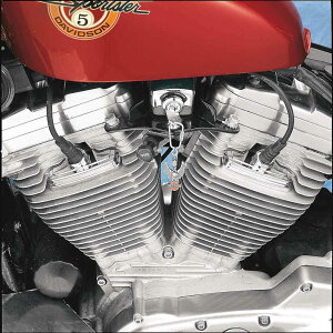 Drag Specialties �h���b�O�X�y�V�����e�B�[�Y Chrome Head Bolt/Spark Plug Cover Bolt Cover�mDS-305009�n 883 Hugger XLH 1200 Custom XLC Roadster EFI XLR XLCP Sportster 1100 Deluxe Sport XLS HARLEY-DAVIDSON �n�[���[�_�r�b�h�\�� �_��