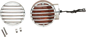 Drag Specialties �h���b�O�X�y�V�����e�B�[�Y Turn Signal Lens Grilles�mDS-719947�n HARLEY-DAVIDSON �n�[���[�_�r�b�h�\�� ���̑��E�C���J�[�I�v�V�����E��C���i ���Η� �d���n
