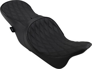 Drag Specialties �h���b�O�X�y�V�����e�B�[�Y Forward Positioned 2-Up Low Profile Touring Leather Seat�m0801-1011�n HARLEY-DAVIDSON �n�[���[�_�r�b�h�\�� �V�[�g �V�[�g�֘A �O��