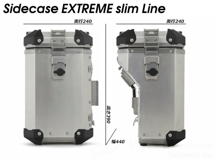 楽天市場】Wunderlich ワンダーリッヒ サイドケース「EXTREME slimLine 