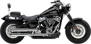 COBRA コブラ RPT 3' スリップオンマフラー Softail Heritage Classic FLHC 114 FLHCS Deluxe FLDE HARLEY-DAVIDSON ハーレーダビッドソン 補修・汎用サイレンサー マフラー Color/Finish:Chrome(Base Finish:Chrome End Cap Color