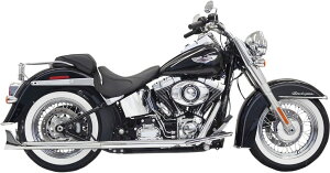 BASSANI obT[j Fishtail True Dual Exhaust System without Bafflesm1800-1736n HARLEY-DAVIDSON n[[_rbh\ tGL][Xg}t[ }t[
