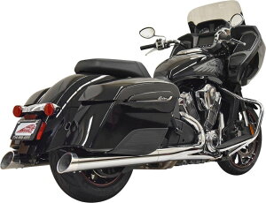 BASSANI �o�b�T�[�j Performance Slip-On Mufflers Challenger Dark Horse Limited Chieftain Classic Elite Roadmaster INDIAN MOTORCYCLE �C���f�B�A�� �X���b�v�I���}�t���[ �}�t���[ Muffler Color/Finish�FChrome�m1811-2689�n