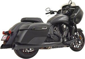 BASSANI �o�b�T�[�j Performance Slip-On Mufflers Challenger Dark Horse Limited Chieftain Classic Elite Roadmaster INDIAN MOTORCYCLE �C���f�B�A�� �X���b�v�I���}�t���[ �}�t���[ Muffler Color/Finish�FBlack�m1811-3973�n