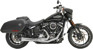 BASSANI obT[j 2-into-1 Road Rage Exhaust System Softail Low Rider ST FXLRST Sport Glide FLSB HARLEY-DAVIDSON n[[_rbh\ tGL][Xg}t[ }t[ Color/FinishFChromem1800-2363n