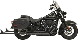 BASSANI obT[j Fishtail True Dual Exhaust Systemm1800-2406n Softail Deluxe FLDE Heritage Classic FLHC HARLEY-DAVIDSON n[[_rbh\ tGL][Xg}t[ }t[