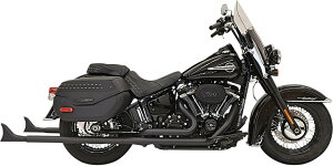 BASSANI obT[j Fishtail True Dual Exhaust Systemm1800-2409n Softail Deluxe FLDE Heritage Classic FLHC HARLEY-DAVIDSON n[[_rbh\ tGL][Xg}t[ }t[