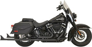 BASSANI obT[j Fishtail True Dual Exhaust Systemm1800-2411n Softail Deluxe FLDE Heritage Classic FLHC HARLEY-DAVIDSON n[[_rbh\ tGL][Xg}t[ }t[