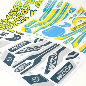 Yotsuba Moto ヨツバモト デカールセット【補修・オプションパーツ】 WOOF その他キッズバイクオプション・補修部品 バイク関連グッズ