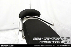 WirusWin ウイルズウィン バックレスト付き タンデムバー アクシス Z YAMAHA ヤマハ グラブバー・タンデムバー・シーシーバー 外装 バー径:38mm / タイプ:ブライアントタイプ / バックレストタ