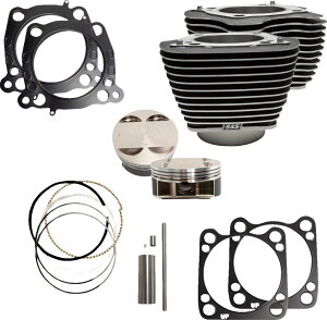 S&S CYCLE GXAhGX TCN Big Bore Cylinder Kit HARLEY-DAVIDSON n[[_rbh\ V_[ GWp[c GW Color/FinishFBlack/Highlighted Finsm0931-0834n
