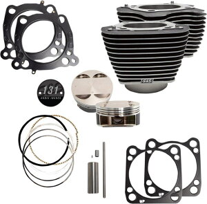 S&S CYCLE GXAhGX TCN 131' Stroker Cylinder and Piston Kit HARLEY-DAVIDSON n[[_rbh\ V_[ GWp[c GW Color/FinishFPowder-Coated/Wrinkle Black/Highlighted Finsm0931-0973n