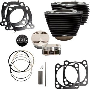 S&S CYCLE GXAhGX TCN 131' Stroker Cylinder and Piston Kit HARLEY-DAVIDSON n[[_rbh\ V_[ GWp[c GW Color/FinishFPowder-Coated/Wrinkle Black/Non-Highlighted Finsm0931-1011