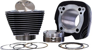 S&S CYCLE GXAhGX TCN Big Bore CylinderPiston Kit HARLEY-DAVIDSON n[[_rbh\ V_[ GWp[c GW Color/FinishFWrinkle Black/Highlighted Finsm0931-1079n
