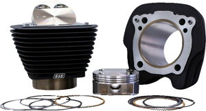 S&S CYCLE GXAhGX TCN Big Bore CylinderPiston Kit HARLEY-DAVIDSON n[[_rbh\ V_[ GWp[c GW Color/FinishFWrinkle Black/Non-Highlighted Finsm0931-1082n