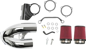 S&S CYCLE GXAhGX TCN Tuned Induction Air Cleaner HARLEY-DAVIDSON n[[_rbh\ GAN[i[Lbg zC֘A GW Color/FinishFChrome(Base ColorFSilver^Base FinishFChrome)m1010-2883