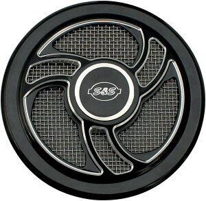 S&S CYCLE GXAhGX TCN Stealth Air Cleaner Coverm1014-0172n GAN[i[Jo[ O
