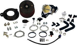 S&S CYCLE �G�X�A���h�G�X �T�C�N�� 70mm Induction Kit�m1021-0011�n Road King Classic EFI FLHRC Glide FLTR Electra Ultra FLHTCUI Standard FLHTI FLHTCI Street FLHX FLHR Custom FLHRS HARLEY-DAVIDSON �n�[���[�_�r�b�h�\�� ���̑��z�C