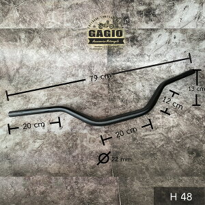 GAGIO MOTOR PARTS KWI[^[p[c Fat Mid handlebar durableC 28 mm hand grip pointC 22 end nho[ nh