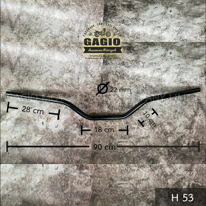 GAGIO MOTOR PARTS KWI[^[p[c Mid Handlebar shapeC size 22 mm. nho[ nh