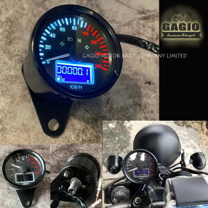 GAGIO MOTOR PARTS KWI[^[p[c Analog speed meter with digital Xs[h[^[ [^[ECWP[^[֌W dn