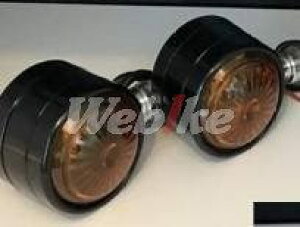 GAGIO MOTOR PARTS �K�W�I���[�^�[�p�[�c LED 2 sides Black/Black Blinkers �E�C���J�[ ���Η� �d���n