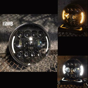 GAGIO MOTOR PARTS �K�W�I���[�^�[�p�[�c 7-inch LED Projector headlamps�C corn beads�C side lights �w�b�h���C�g ���Η� �d���n