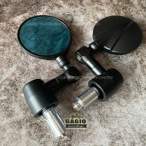 GAGIO MOTOR PARTS KWI[^[p[c Round bar end mirrorsC aluminum work. o[Gh~[ nh