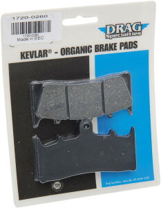 Drag Specialties �h���b�O�X�y�V�����e�B�[�Y �u���[�L�p�b�h �h���b�O�I�[�K�j�b�N �yBRAKE PAD DRAG ORGANIC [1720-0260]�z �u���[�L
