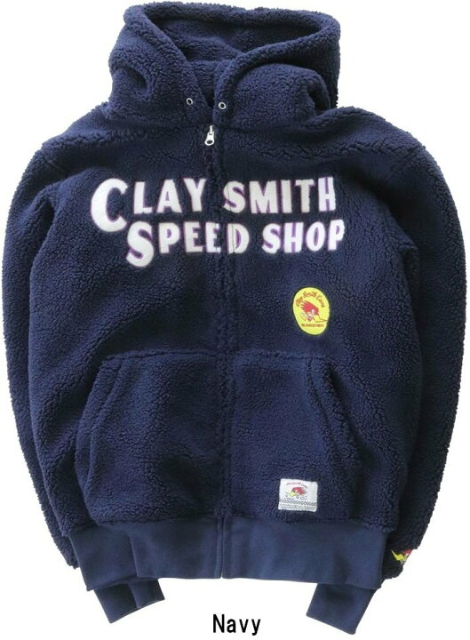 楽天市場】Clay Smith クレイスミス FLUKE 防風ボアジップフーディー 