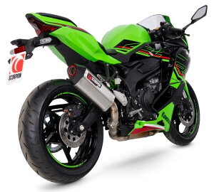 SCORPION �X�R�[�s�I�� �Z���P�g�p������ �X���b�v�I���}�t���[ Ninja ZX-4RR KAWASAKI �J���T�L �}�t���[ �^�C�v�FStainless Steel Sleeve�^�d�ʁF2.3kg